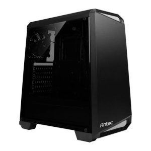 Antec NX100 ATX Gaming Case w/ Window, 12cm Rear Fan, Black/Grey Highlights - Image 1