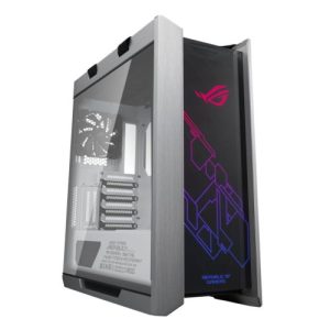 Asus ROG Strix Helios RGB White Gaming Case w/ Tempered Glass Windows, E-ATX, GPU Braces, USB-C, Fan/RGB Controls, Carry Handles - Image 1