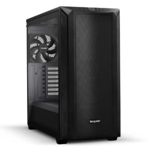 Be Quiet! Shadow Base 800 Gaming Case w/ Glass Window, E-ATX, Mesh Airflow, Pure Wings 3 Fans, USB-C, Black - Image 1