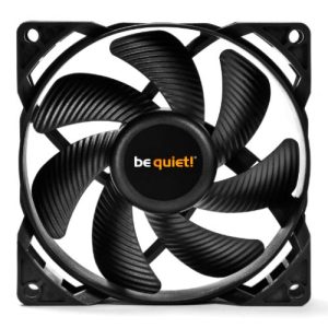 Be Quiet! BL038 Pure Wings 2 9.2cm PWM Case Fan, Rifle Bearing, 1900 RPM, Black - Image 1