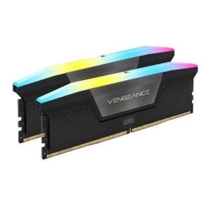 Corsair Vengeance RGB 32GB Kit (2 x 16GB), DDR5, 6000MHz (PC5-48000), CL30, 1.4V, PMIC, AMD Optimised, DIMM Memory - Image 1