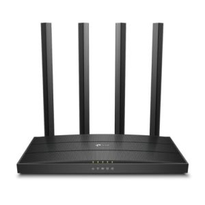 TP-LINK (Archer C6), AC1200 (867+300) Wireless Dual Band GB Cable Router, 4-Port, MU-MIMO, Access Point Mode - Image 1