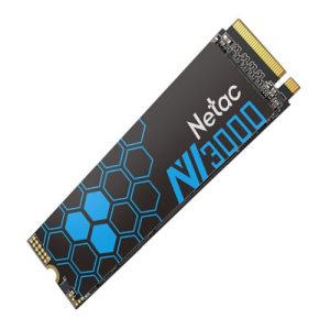 Netac 500GB NV3000 M.2 NVMe SSD, M.2 2280, PCIe3, 3D TLC NAND, R/W 3100/2100 MB/s, 200K/190K IOPS - Image 1