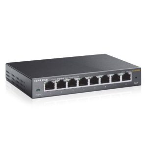 TP-LINK (TL-SG108E) 8-Port Gigabit Easy Smart Switch, Steel Case - Image 1