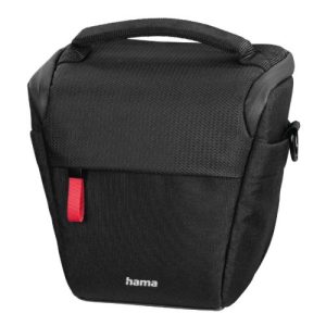 Hama Matera 110 Colt Camera Case, Belt Loop, Shoulder Strap, Black, 16 x 10 x 16 cm Compartment - Image 1